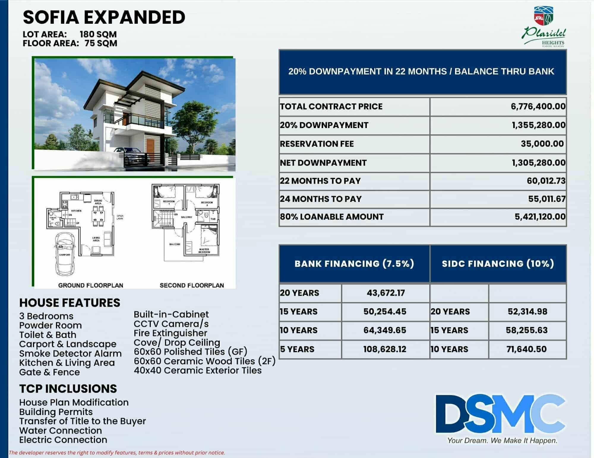 Sofia Expanded – 3BR House & Lot at Plaridel Heights