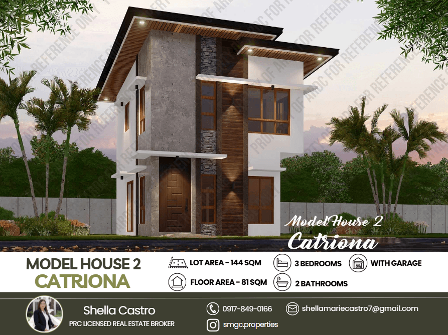 Catriona Model – 3BR House & Lot for Sale | St. Agatha Homes, Malolos Bulacan