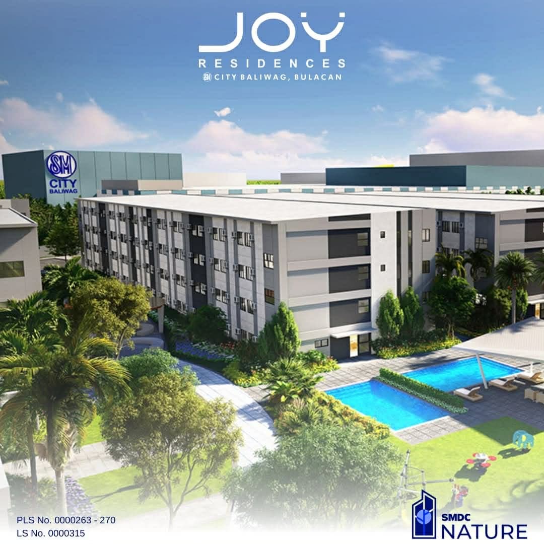 Joy Residences – 1BR Condominium Unit at SM City Baliwag, Bulacan